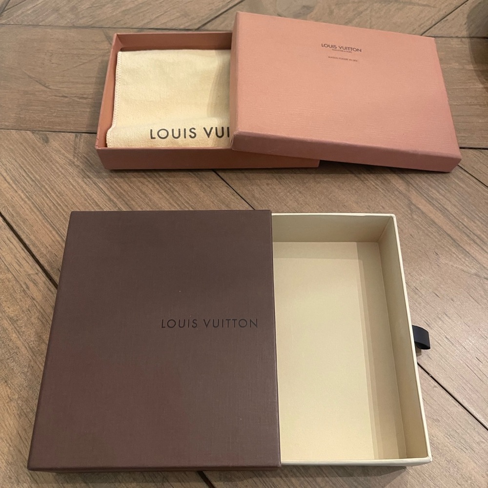 Louis Vuitton Gift Boxes + Felt Bag